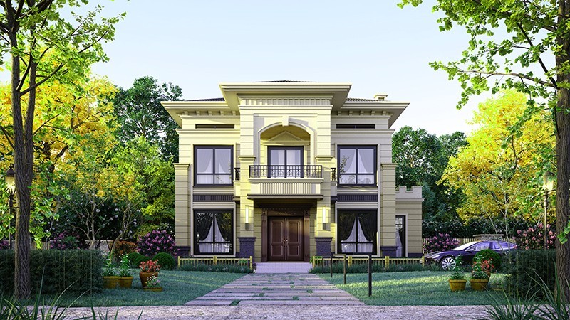 都江堰中式合院住宅，开放庭院与邻里乡亲更亲近